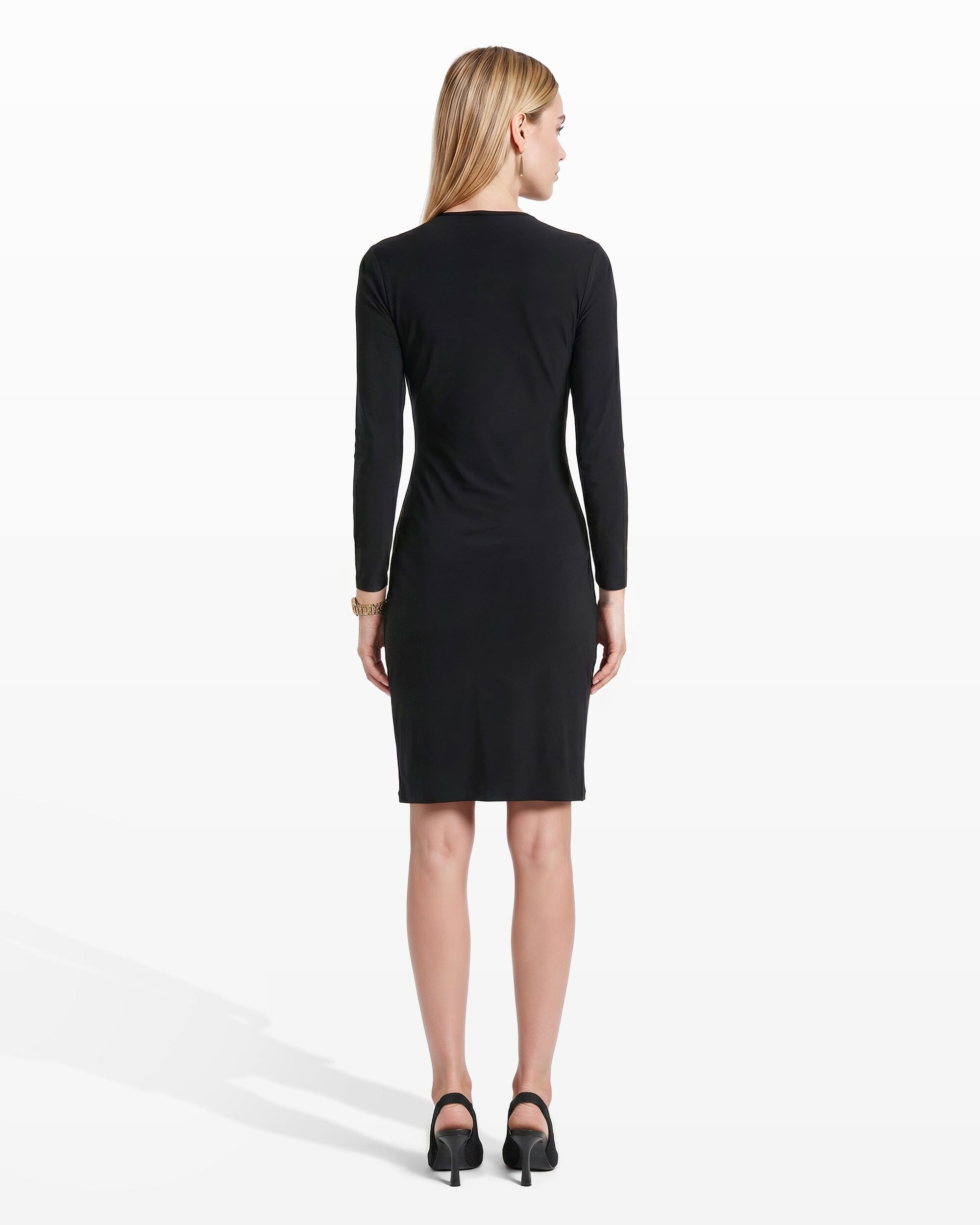 Faux Wrap Dress Clothing Kasper