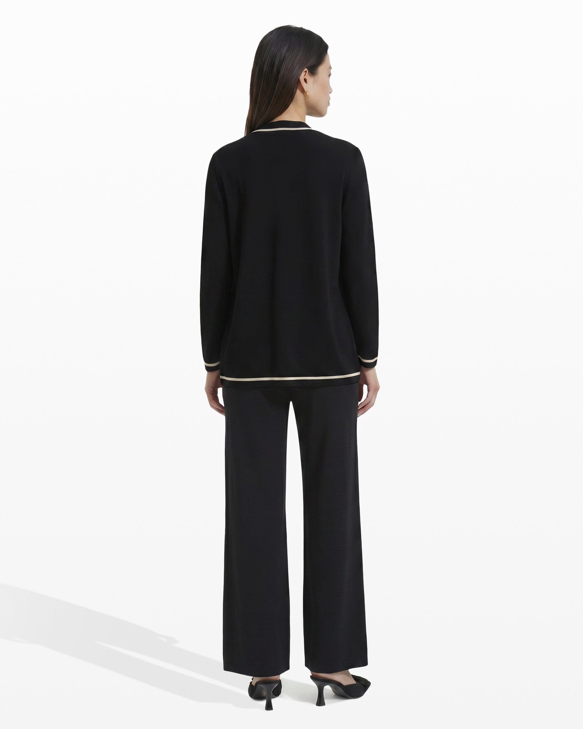 Malibu Cardigan With Tipping Clothing Kasper