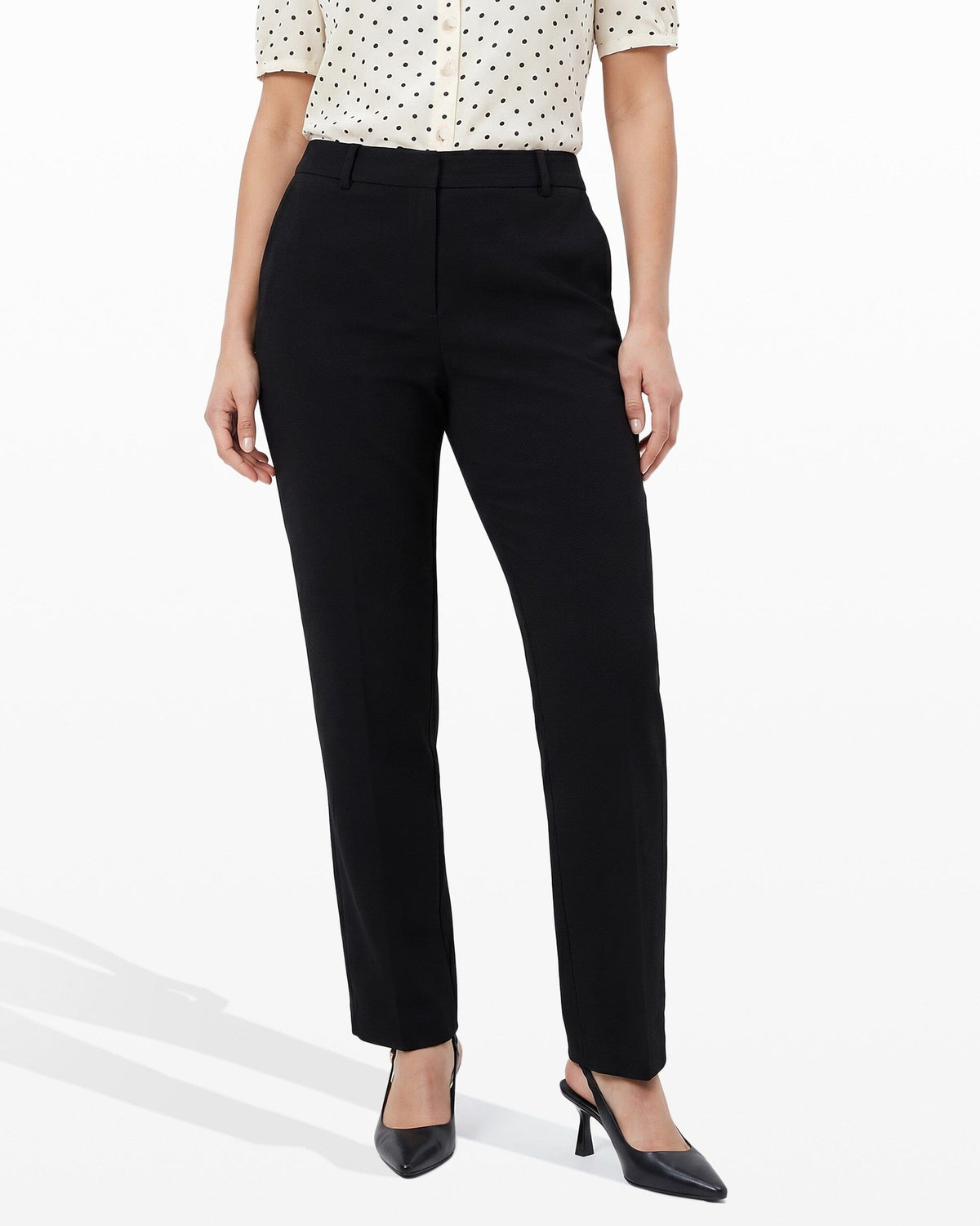 Anne Klein Anne Black Flare Leg Pant