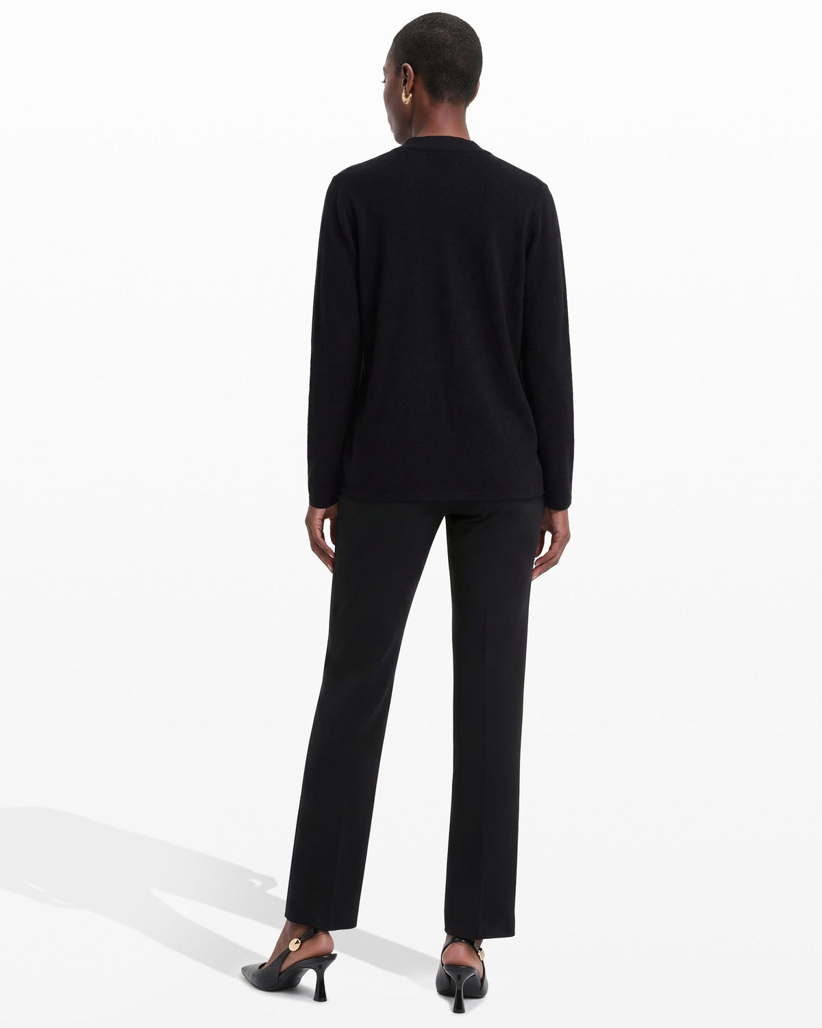 Anne Klein Cotton Front Pocket Cardigan