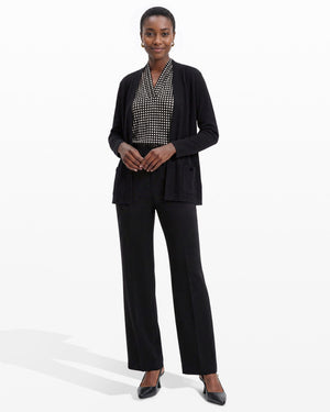 Cotton Front Pocket Cardigan Clothing Kasper