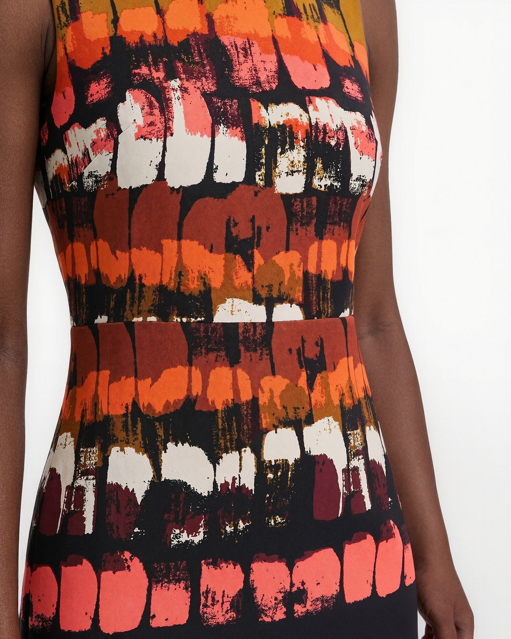 Sleeveless Crew Neck Sheath Dress Dresses Kasper