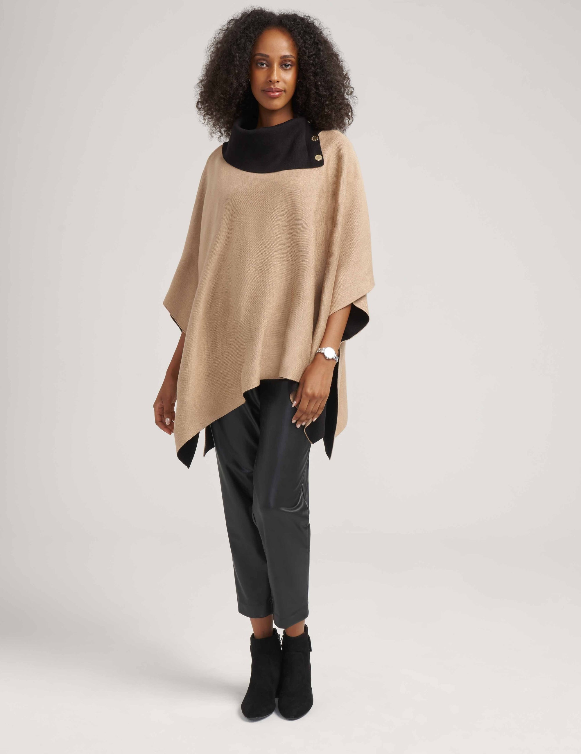 Anne klein poncho sweater sale