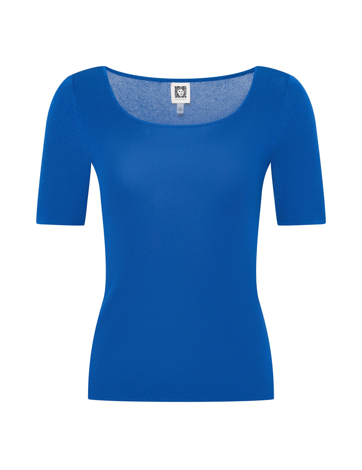 Anne Klein Santorini Blue Square Neck Sweater