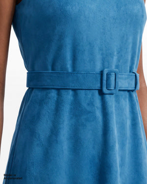 Sleeveless Boat Neck A-Line Midi Dress Apparel & Accessories Kasper