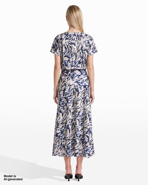 Bias Cut Flared Pull-On Skirt Apparel & Accessories Kasper
