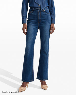 [SKU:12061726_8DE] High Rise Bootleg Pant