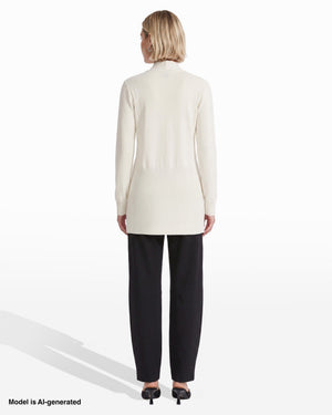 Long Sleeve Open Cardigan with Front Pockets Apparel & Accessories Kasper