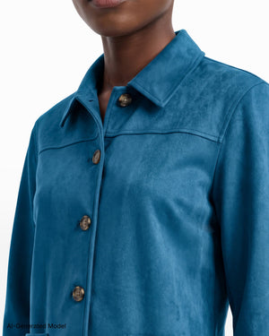 Anne Klein Five-Button Jacket with Patch Pockets