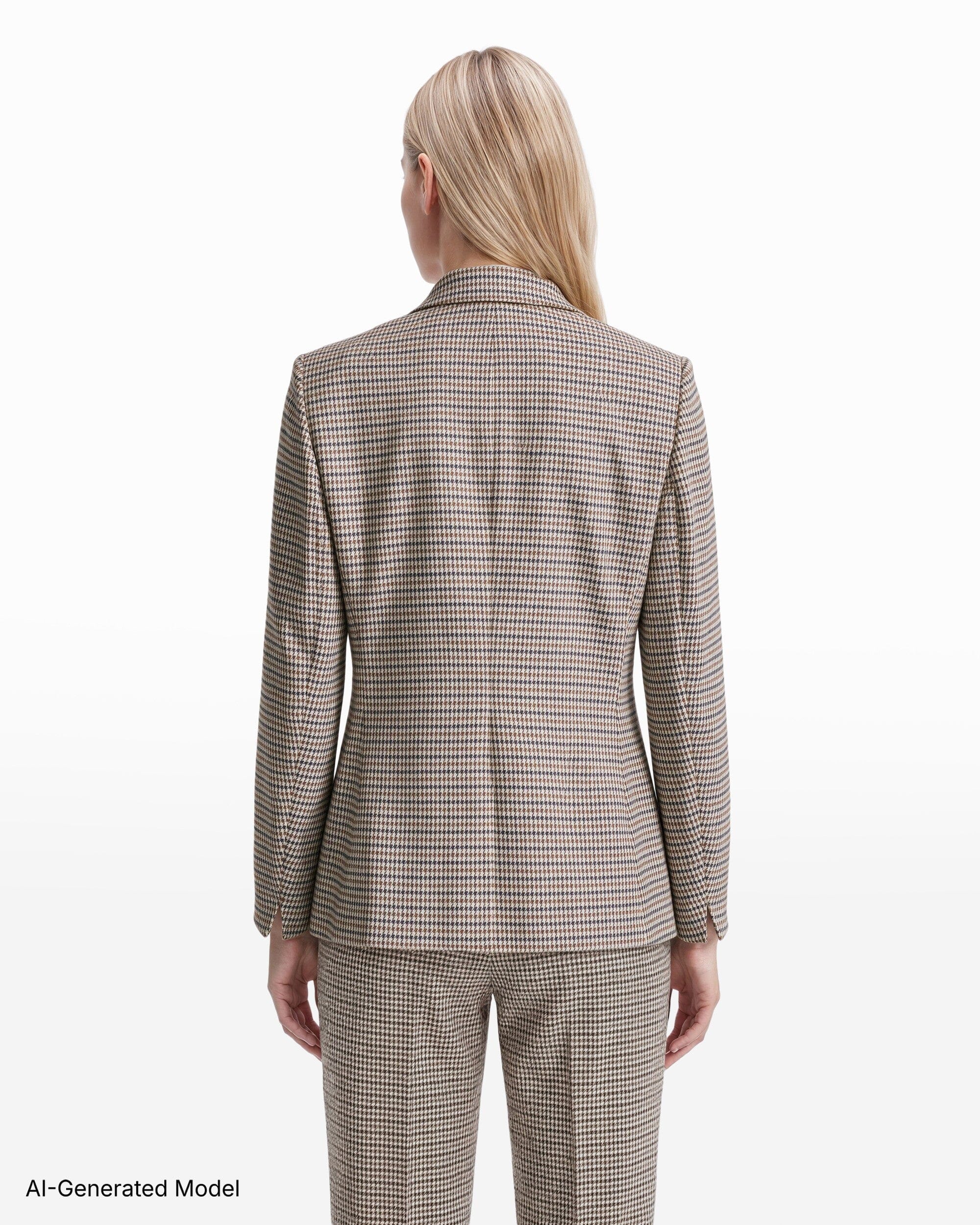 Anne Klein Petite One-Button Jacket with Long Sleeve Slit