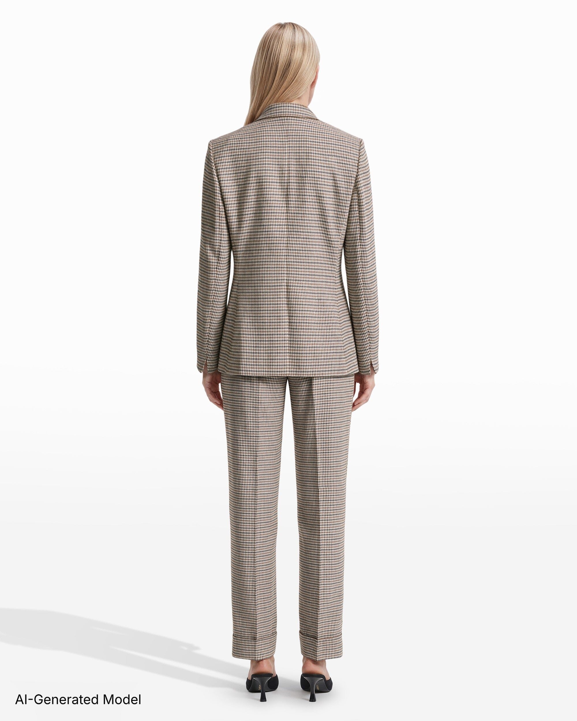 Anne Klein Petite One-Button Jacket with Long Sleeve Slit