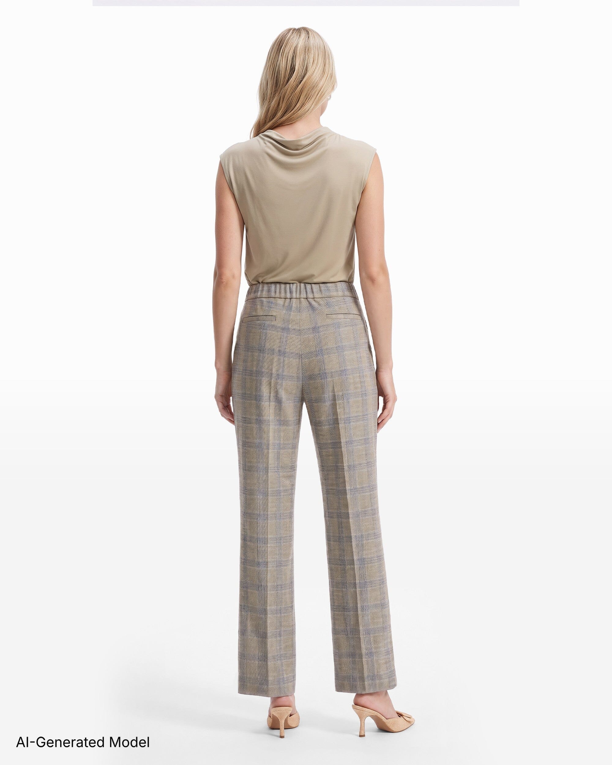 Anne Klein Straight Ankle Pant Tab