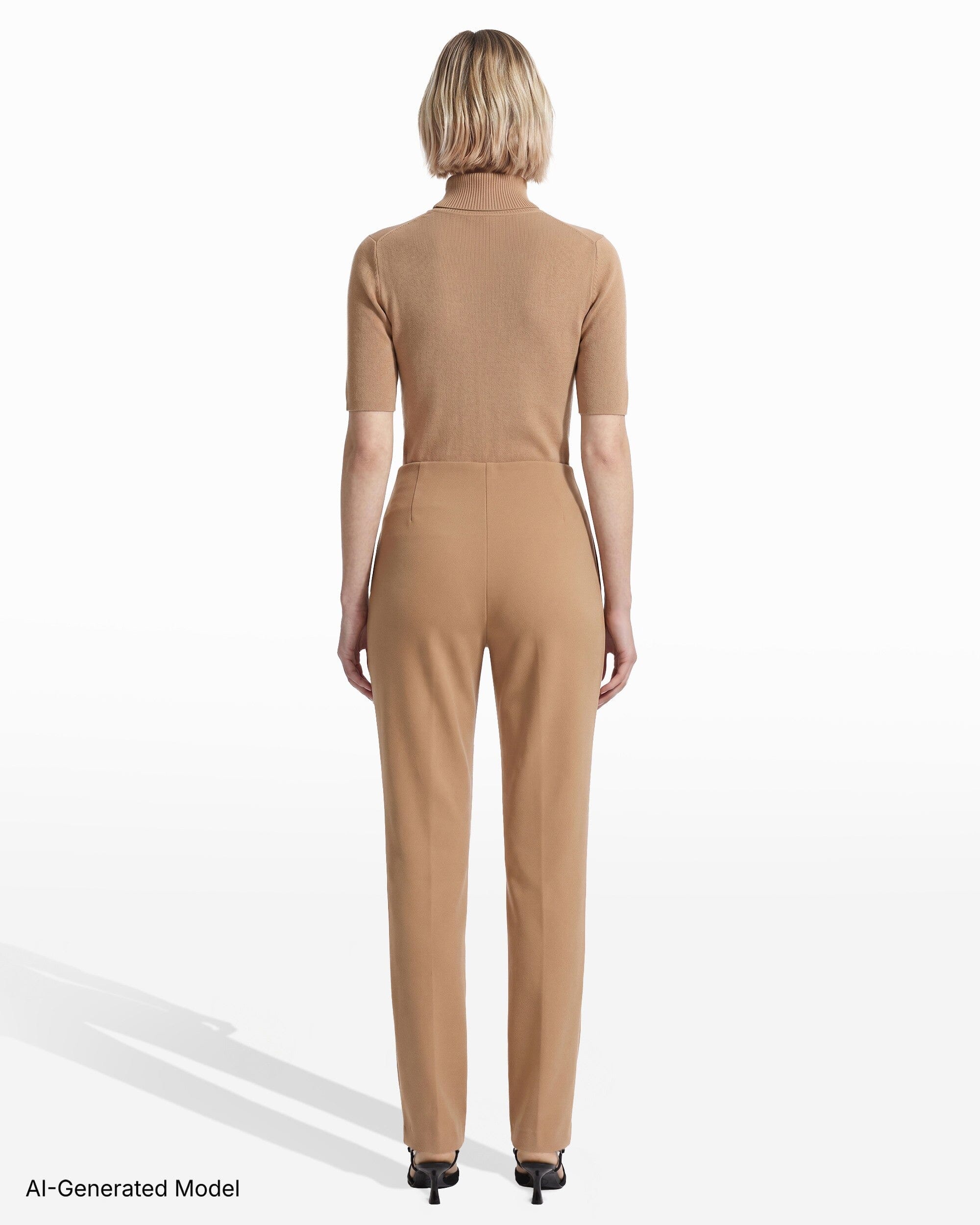 Anne Klein Pull-On Straight Ankle Pant with Hollywood Waist