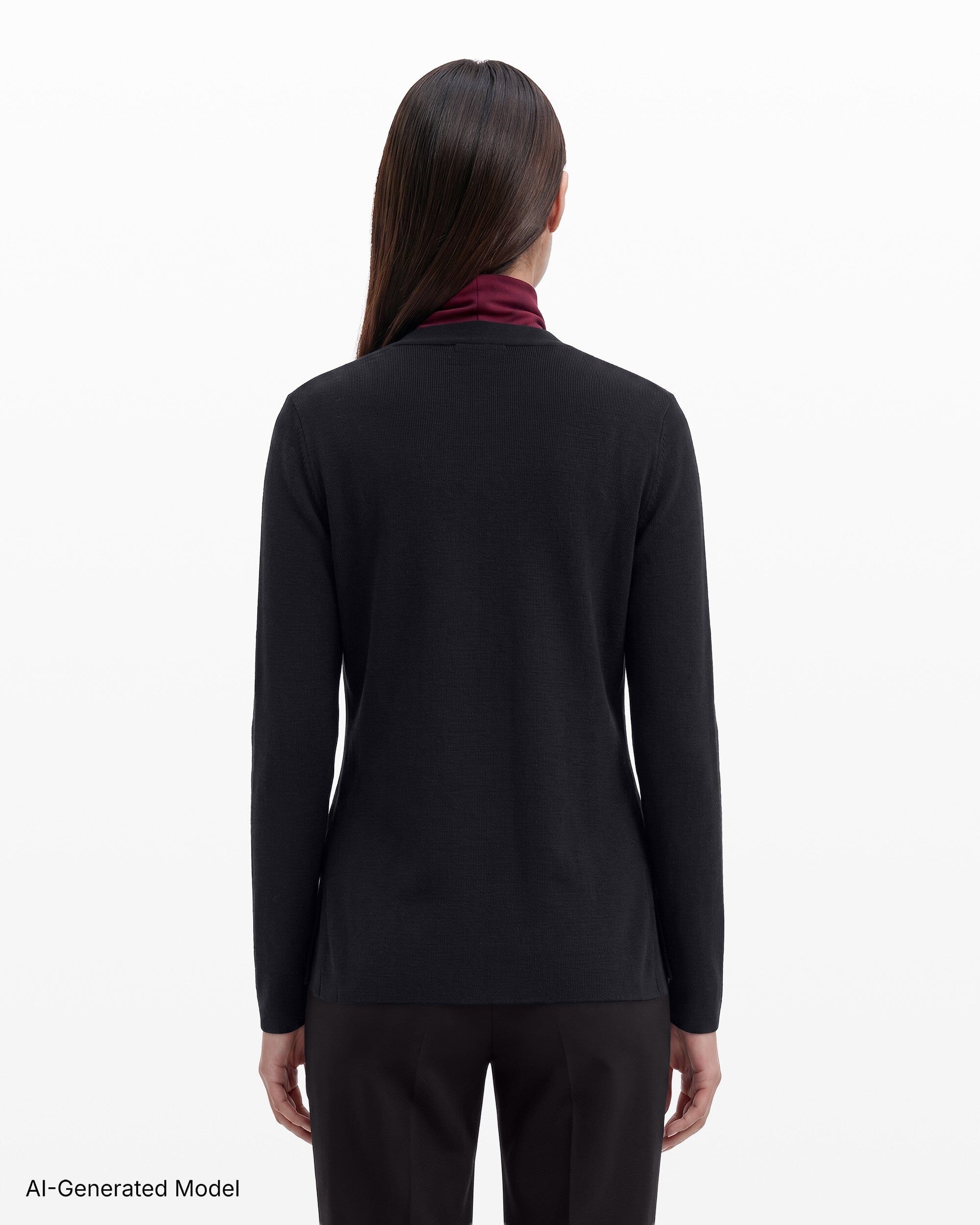 Anne Klein Button-Front Cardigan Sweater With Patch Pockets