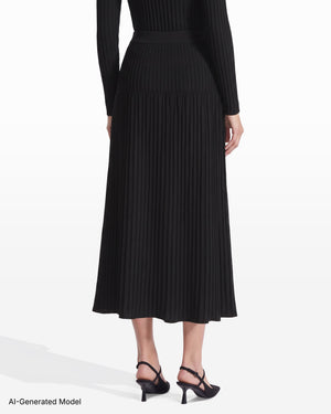 [SKU:12066513_3QK] Novelty Stitch Sweater Skirt