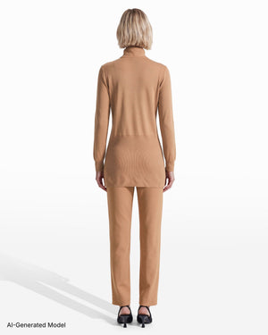 [SKU:12062267_1EH] Pacifica Open Neck Long Sleeve Cardigan Sweater