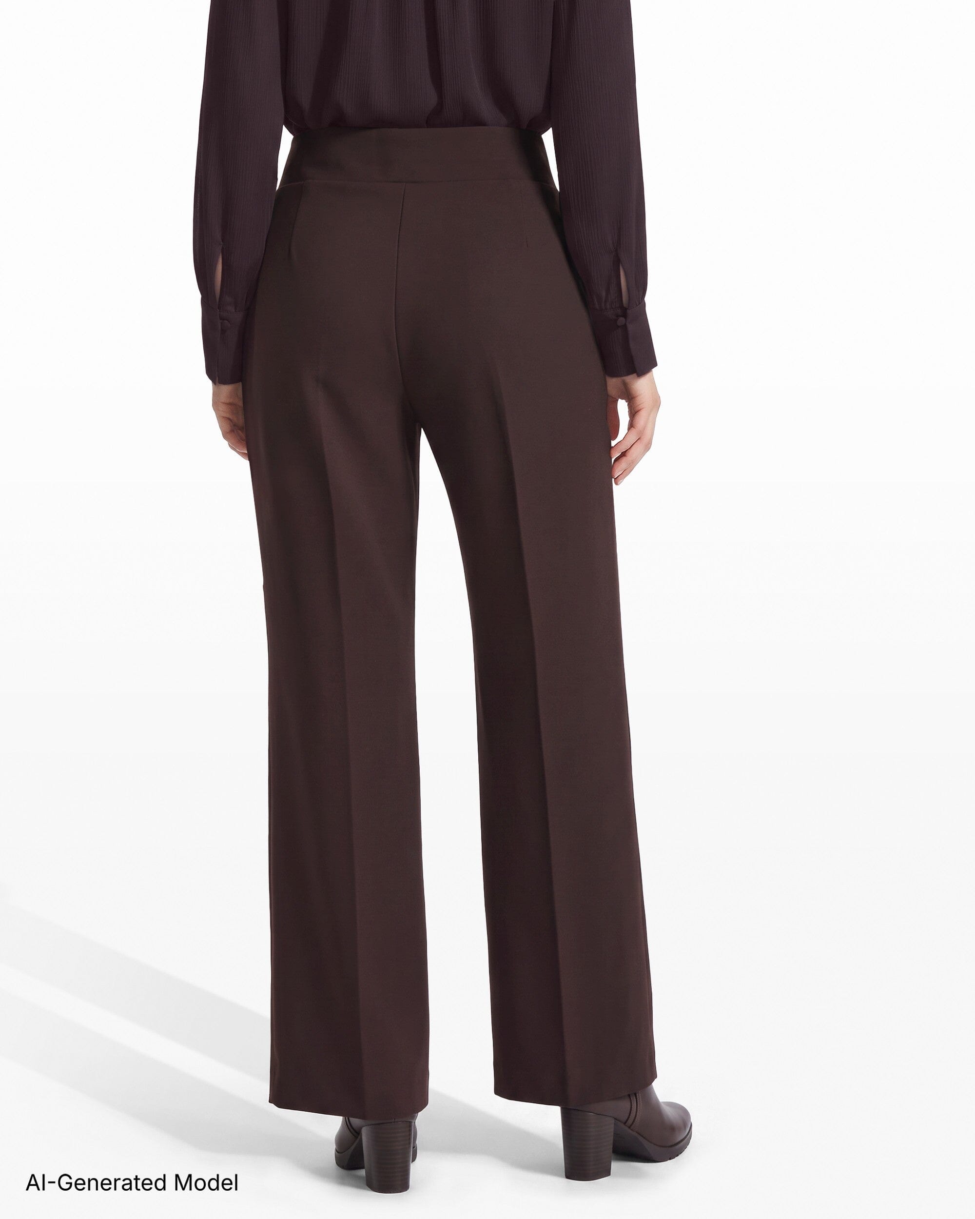 Anne Klein High Rise Wide Leg Pant