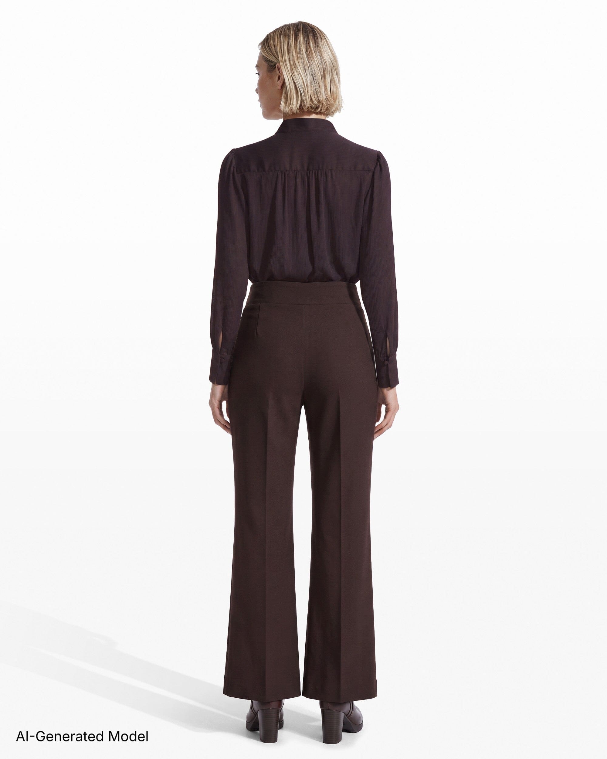 Anne Klein High Rise Wide Leg Pant