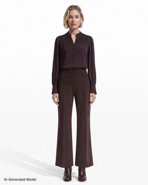Anne Klein High Rise Wide Leg Pant