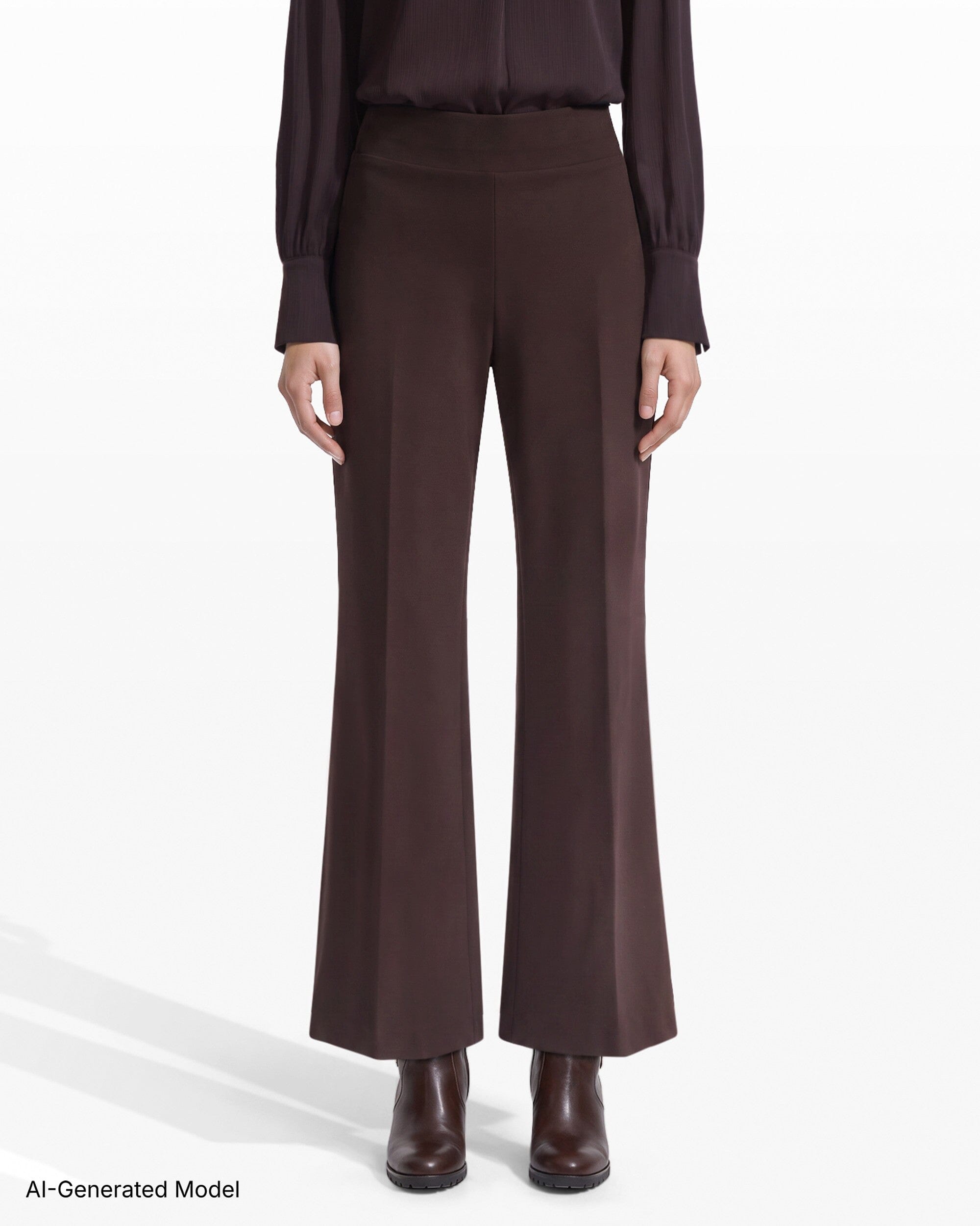 Anne Klein High Rise Wide Leg Pant