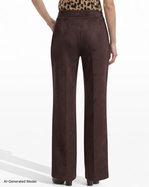 Anne Klein High Rise Pull On Wide Leg Pant
