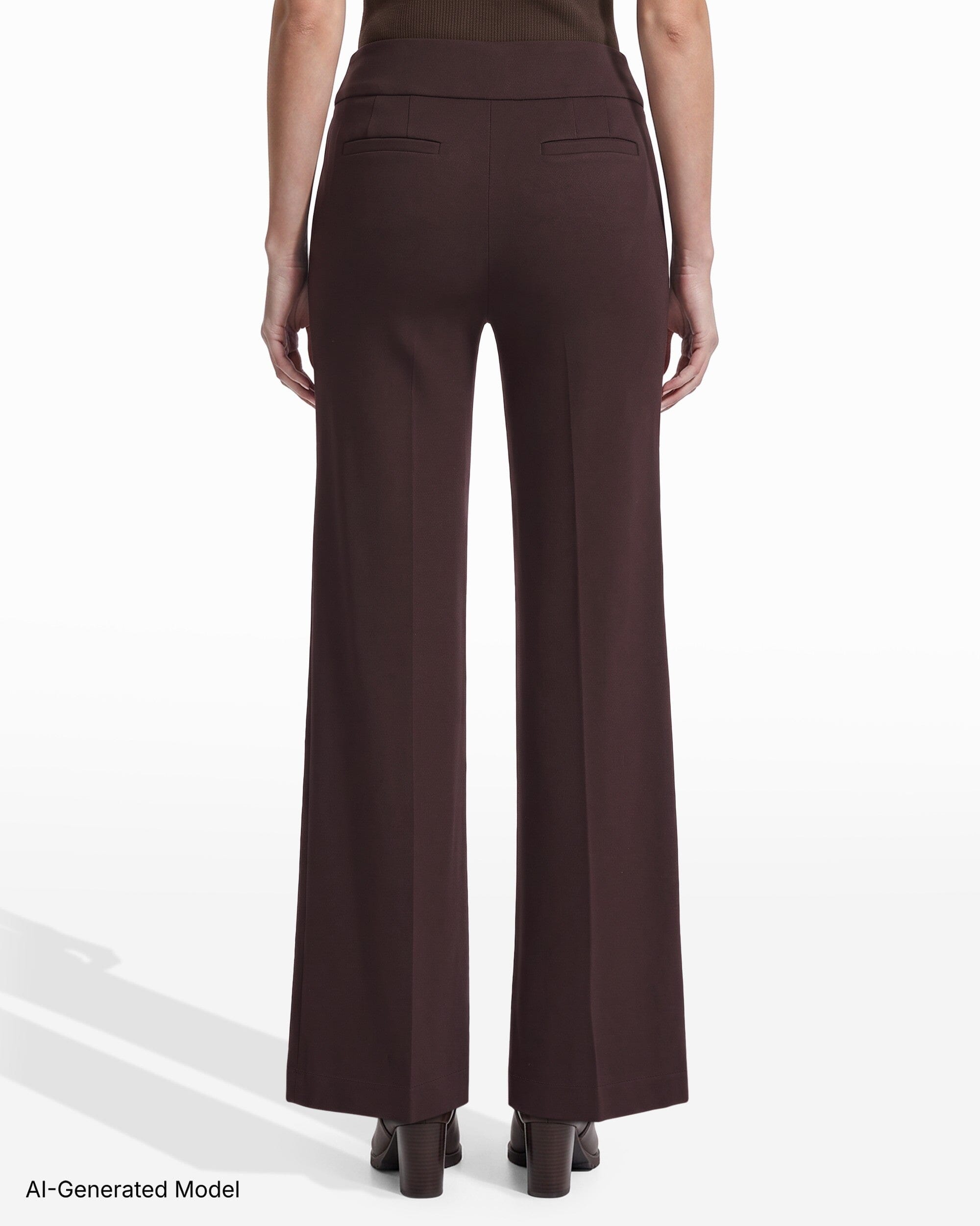 Anne Klein Pull On Wide Leg Slash Pocket Pant