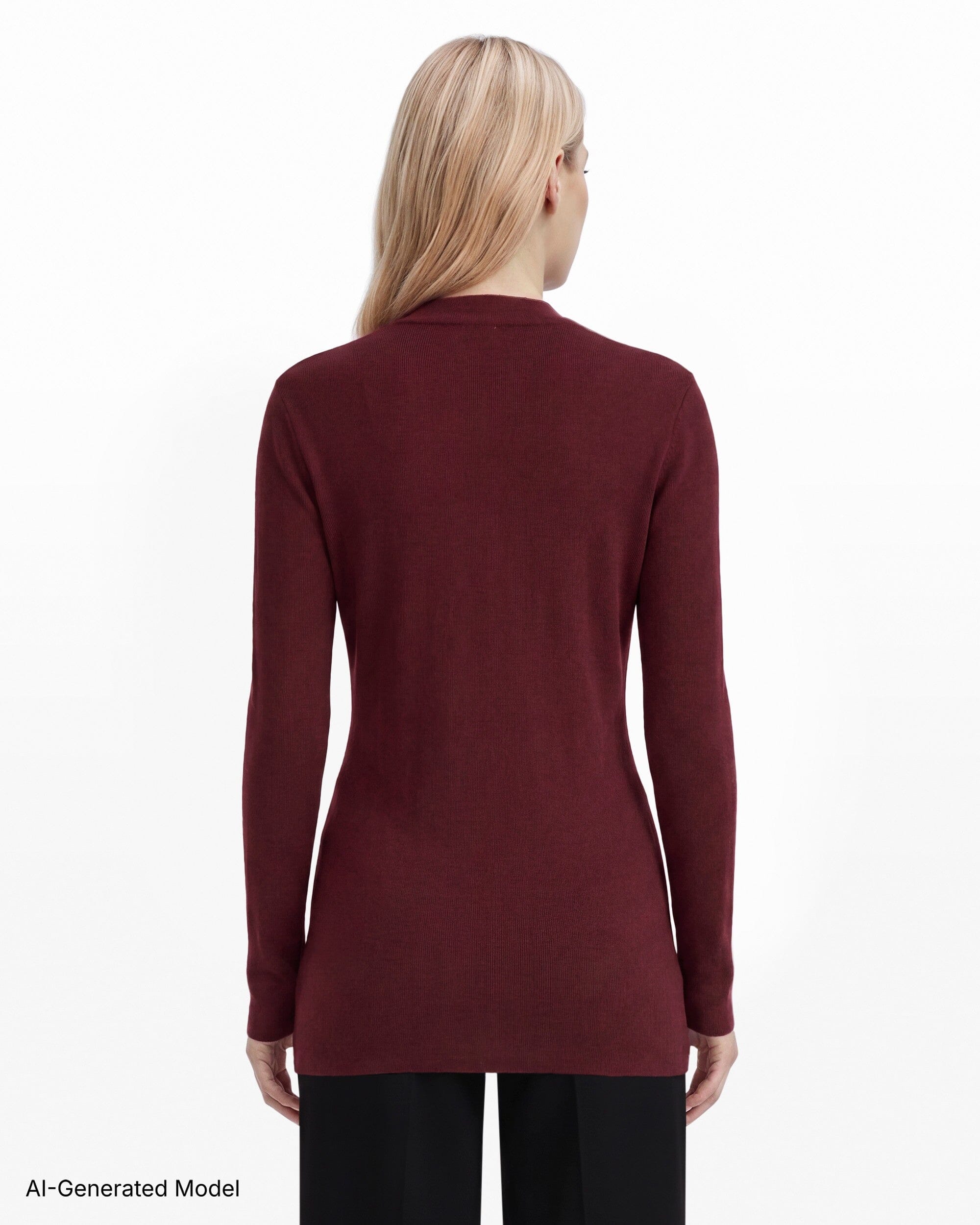 [SKU:12062267_AW6] Pacifica Open Neck Long Sleeve Cardigan Sweater