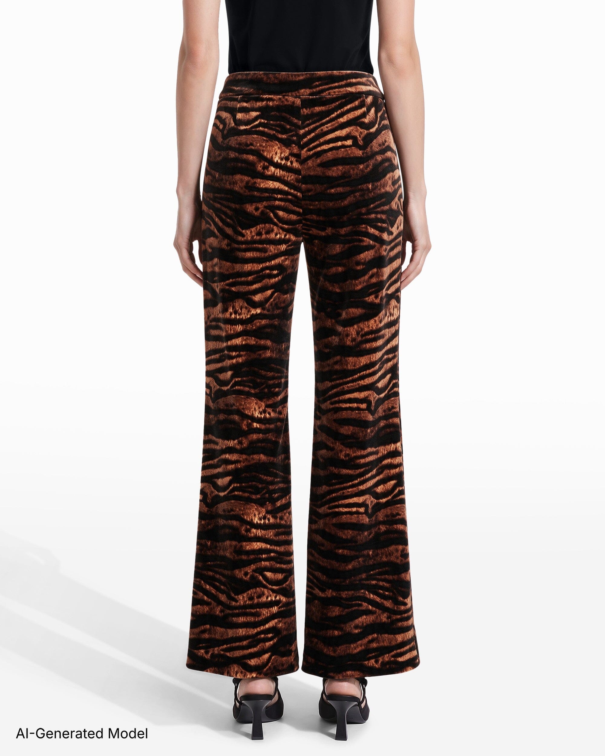 Anne Klein Flat Front Flare Pant