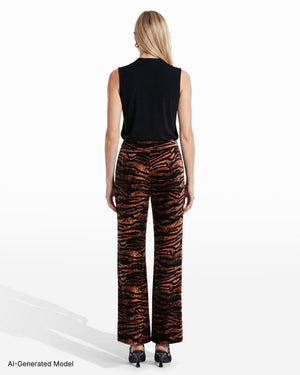 Anne Klein Flat Front Flare Pant