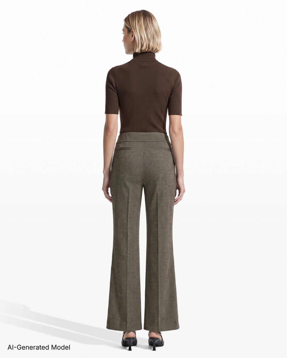 Anne Klein Pull-On Mid-Rise Pant