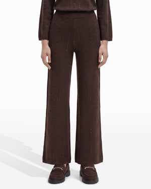 Anne Klein Heat Set Wide Leg Sweater Pant