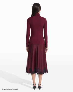 Anne Klein Seamless Turtleneck Knit Top