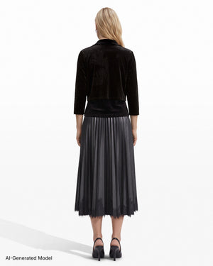Anne Klein Three-Quarter Sleeve Knit Shrug