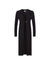 Anne Klein Anne Black Side Slit Long Cardigan