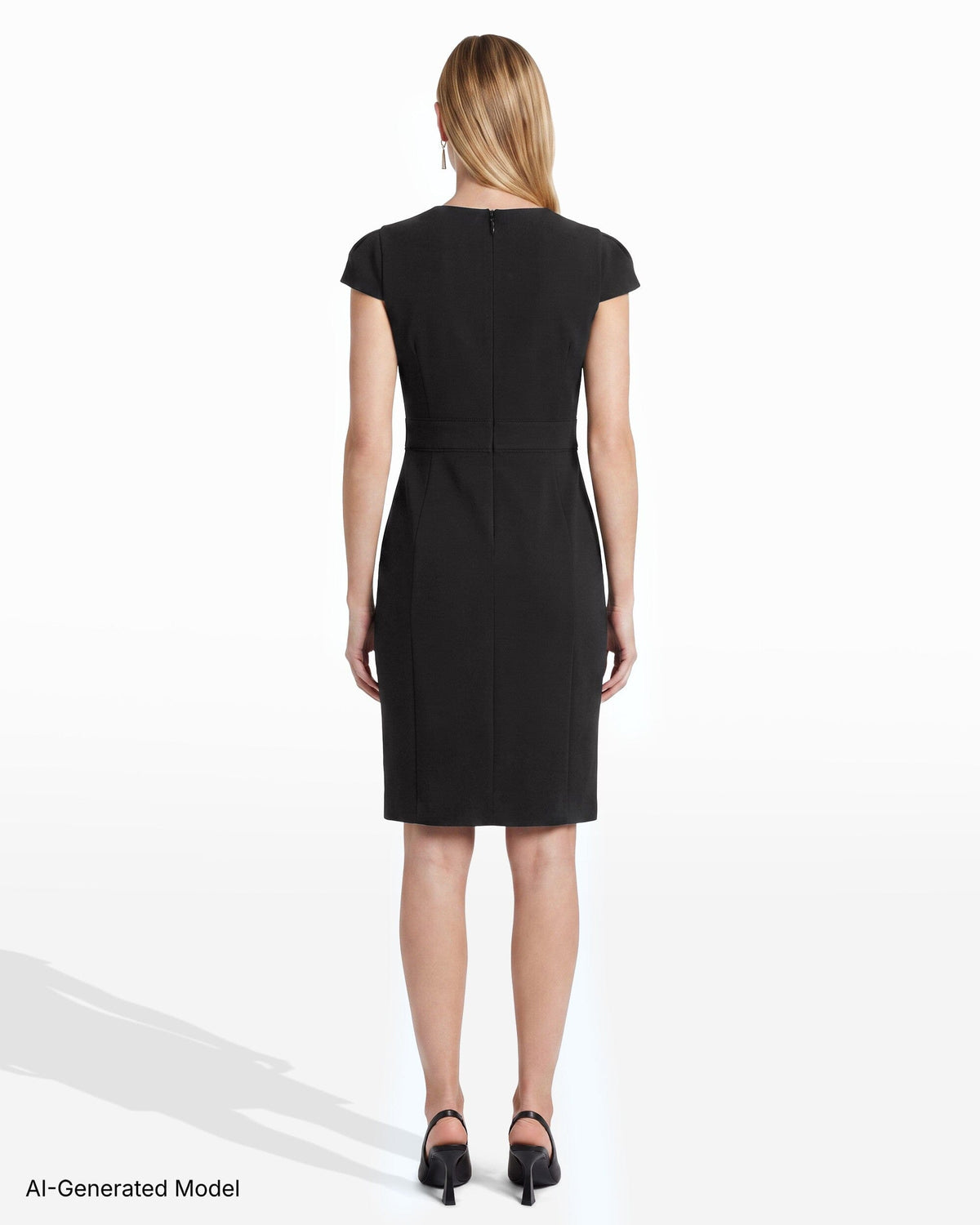 Anne Klein Trim Seam Sheath Dress