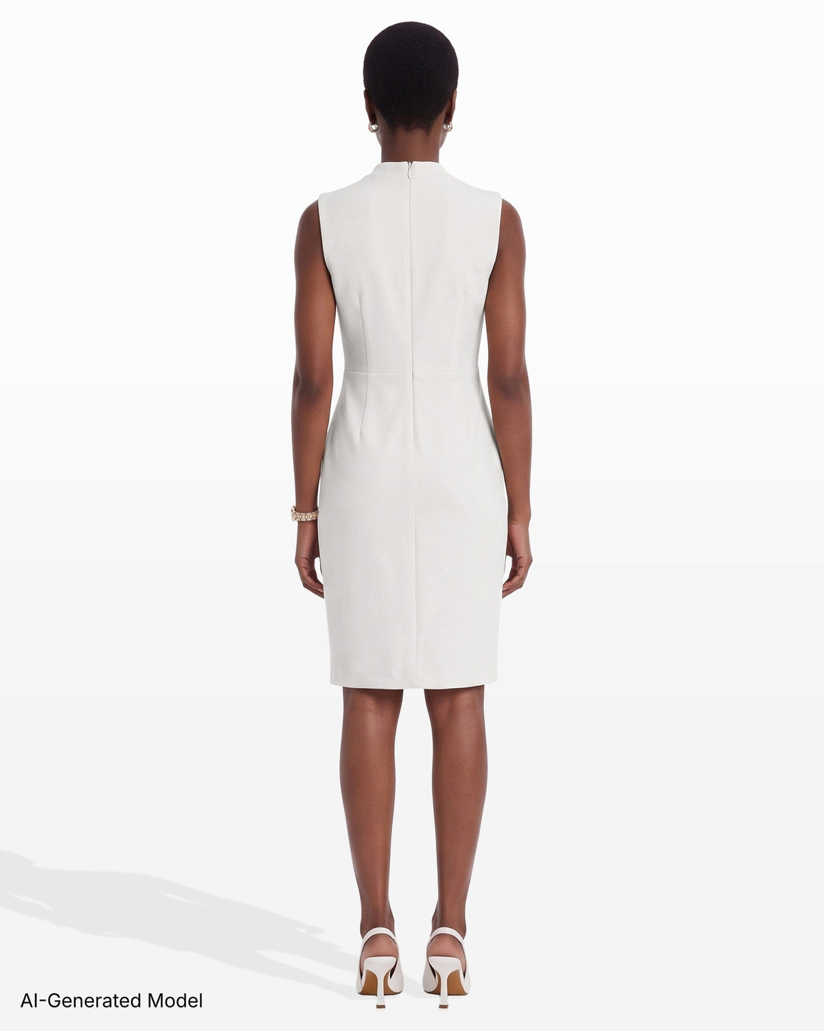 V-Neck Twist Sheath Dress Dresses Kasper