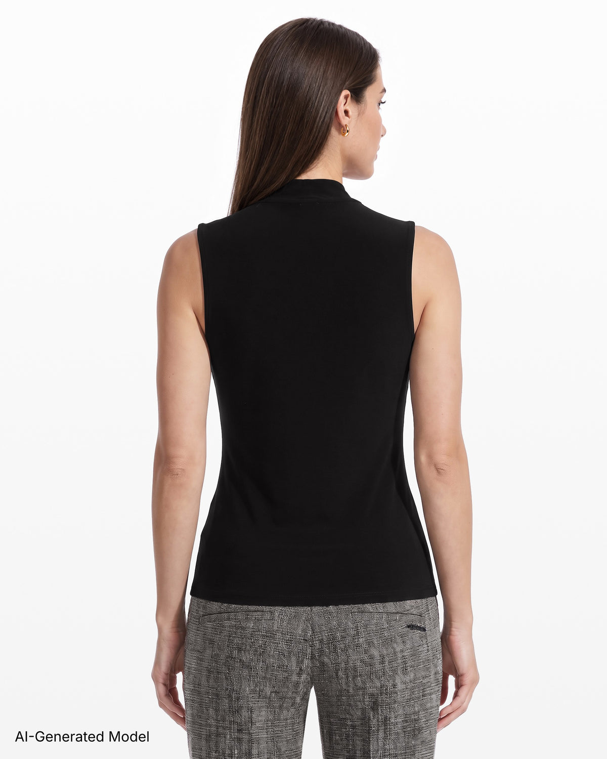 [SKU:12063068-3QK] Faux Wrap Top