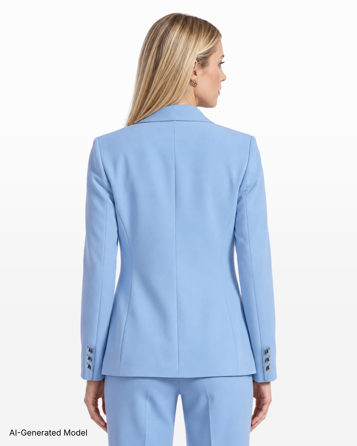 [SKU:12062891-1ED] One-Button Notch Lapel Jacket