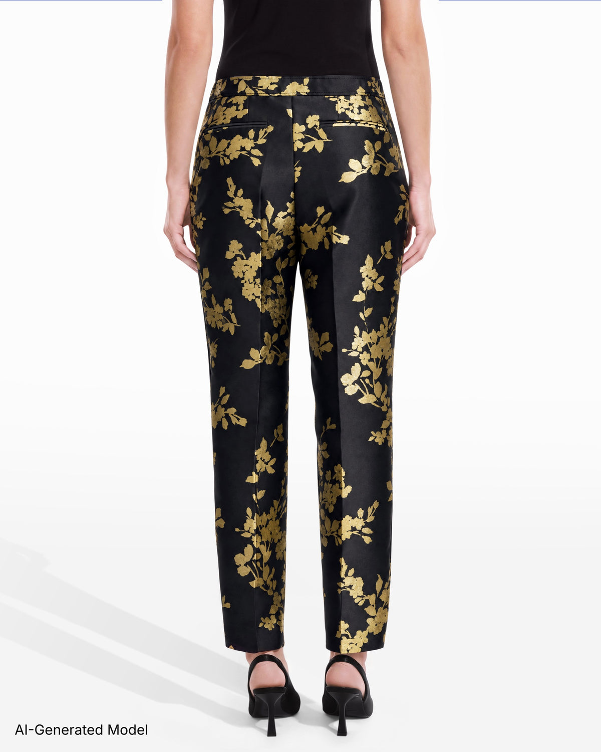 [SKU:12069236-7CM] Straight Ankle Pant