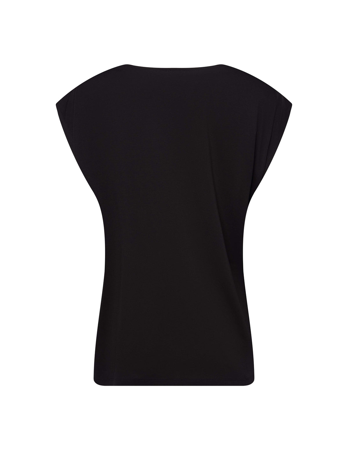 Anne Klein Harmony Knit Asymmetric Pleat Top