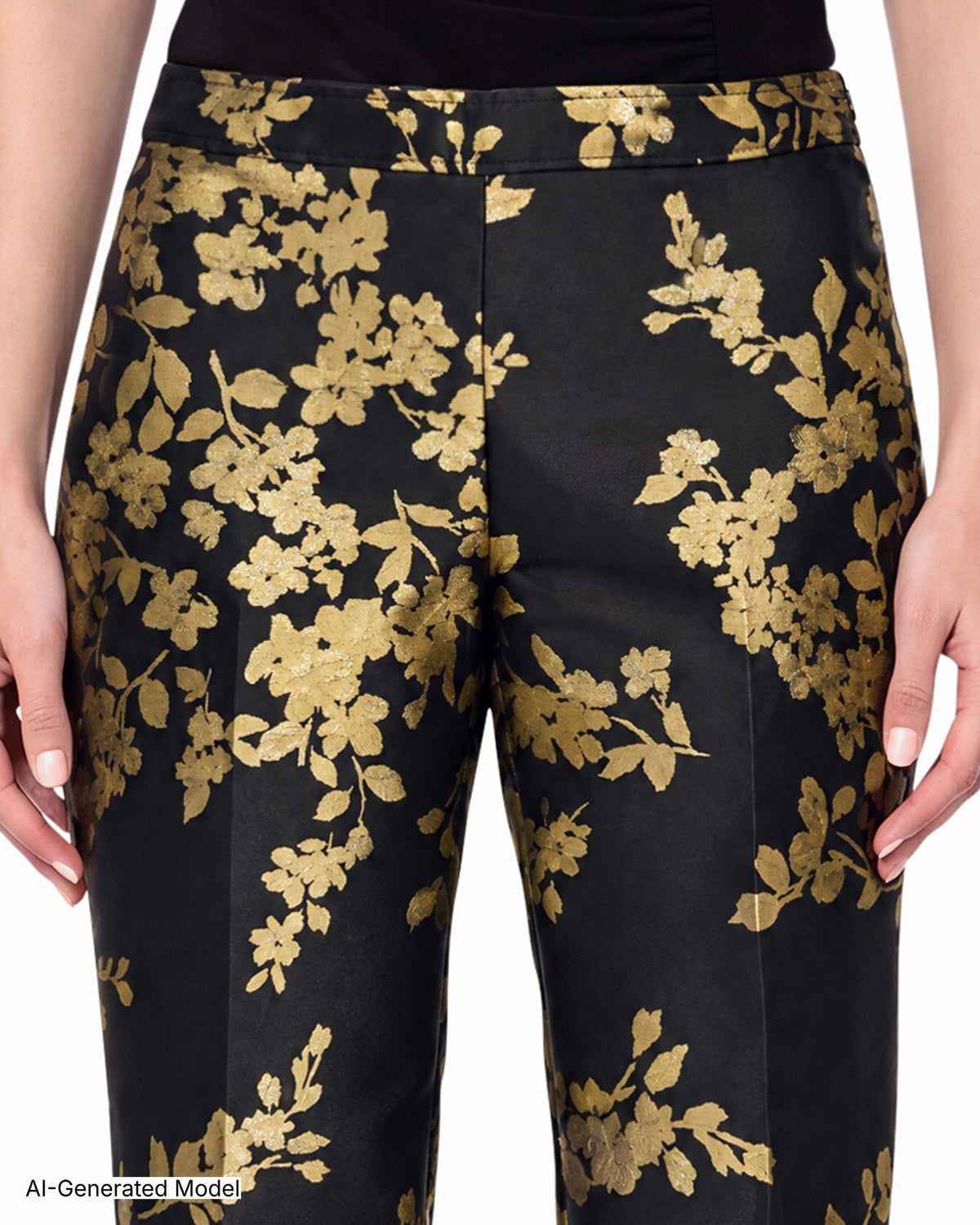 [SKU:12069236-7CM] Straight Ankle Pant