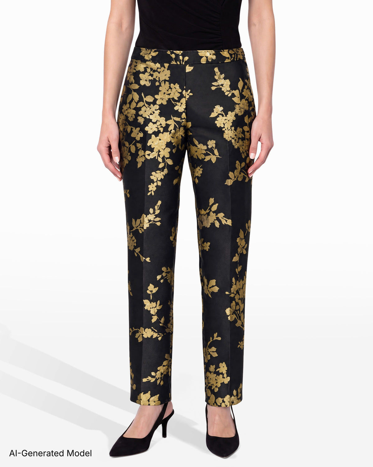 [SKU:12069236-7CM] Straight Ankle Pant
