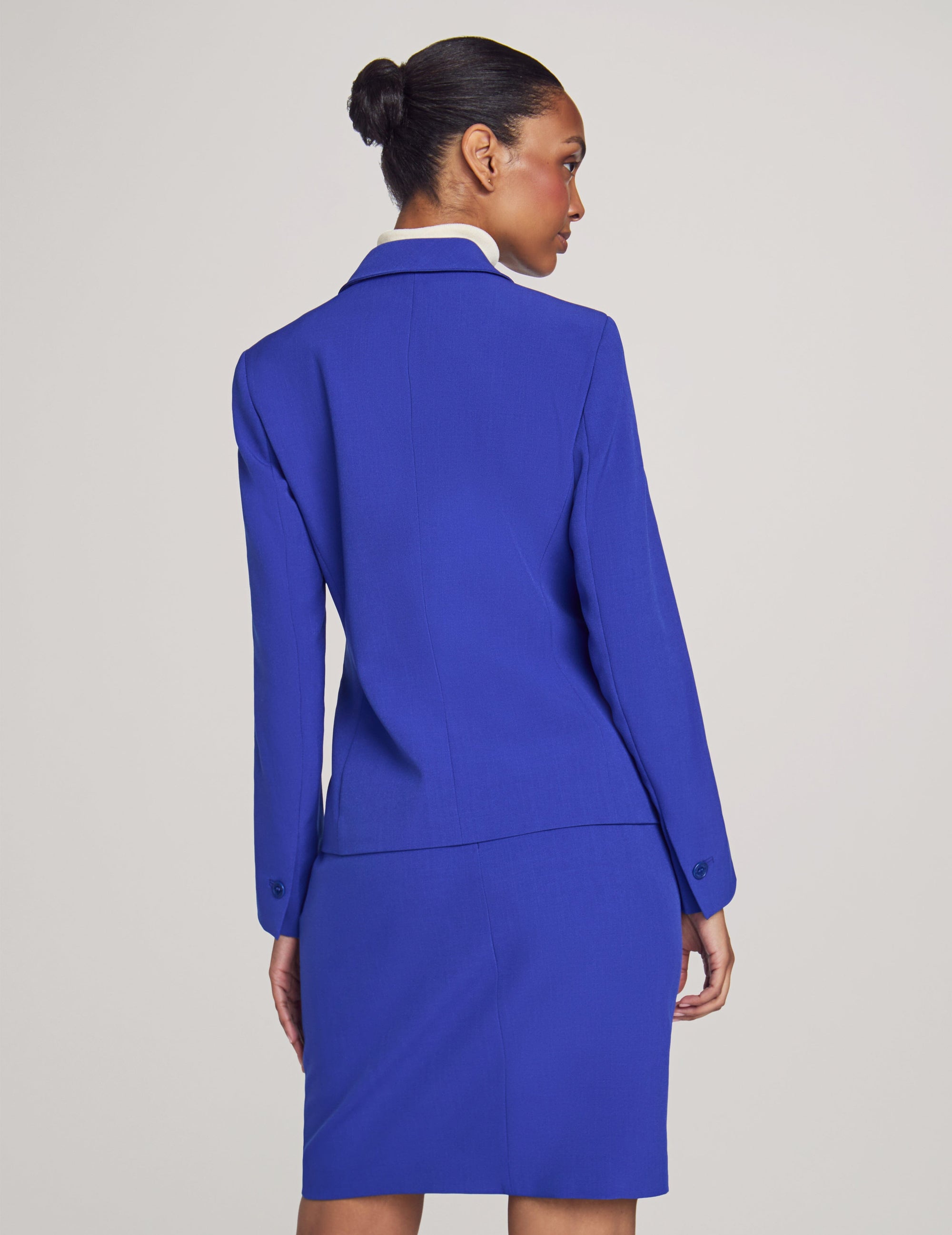 Blazer & Skirt Suit Set in Royal Sapphire | Anne Klein Blazer & Skirt Suit Set in Royal Sapphire | Anne Klein