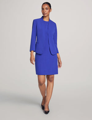 Anne Klein Royal Sapphire Executive Collection Jacket and Dress Set