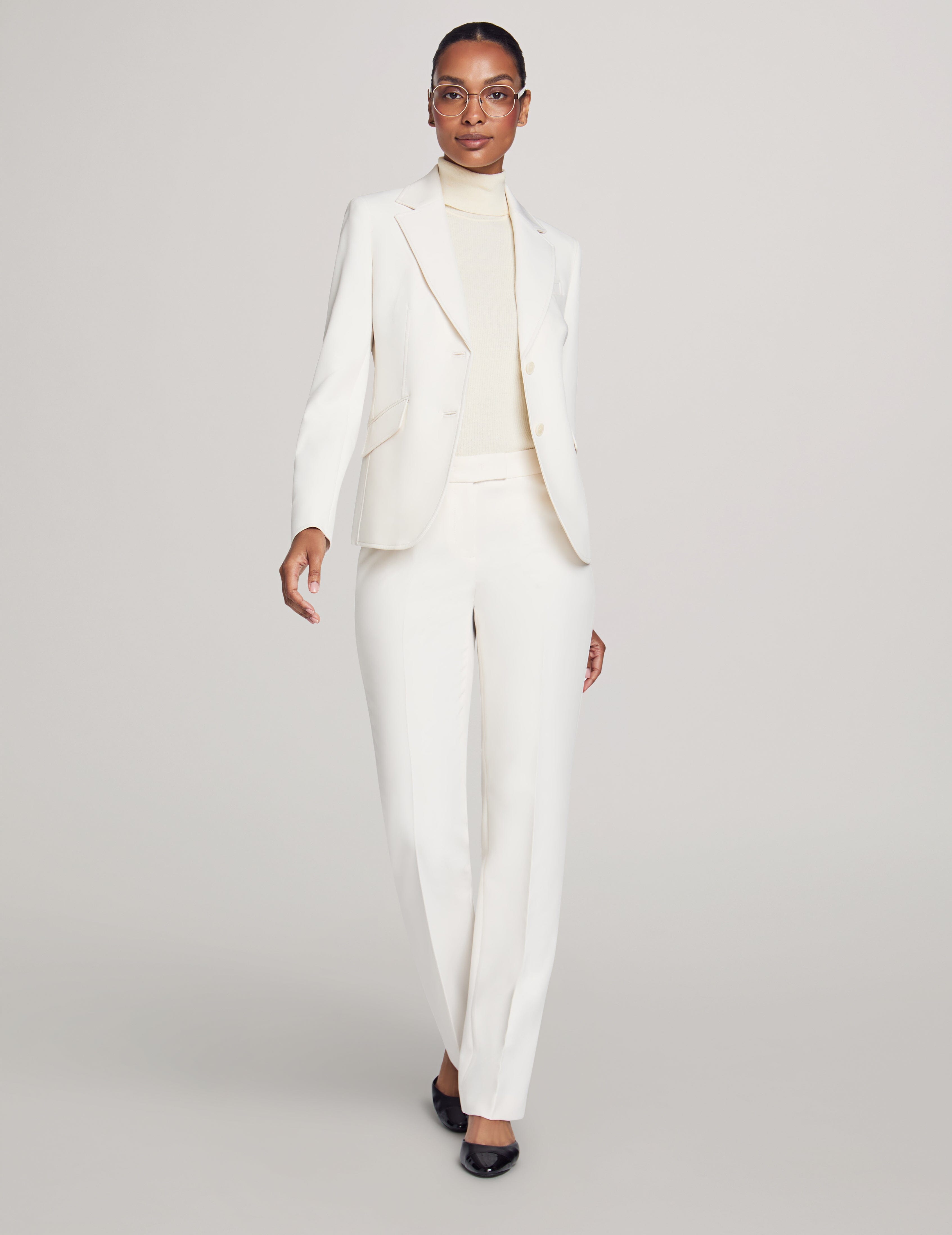Anne Klein Women's Drape Front Jacket, NYC White, XX-Small : :  Clothing, Shoes & Accessories