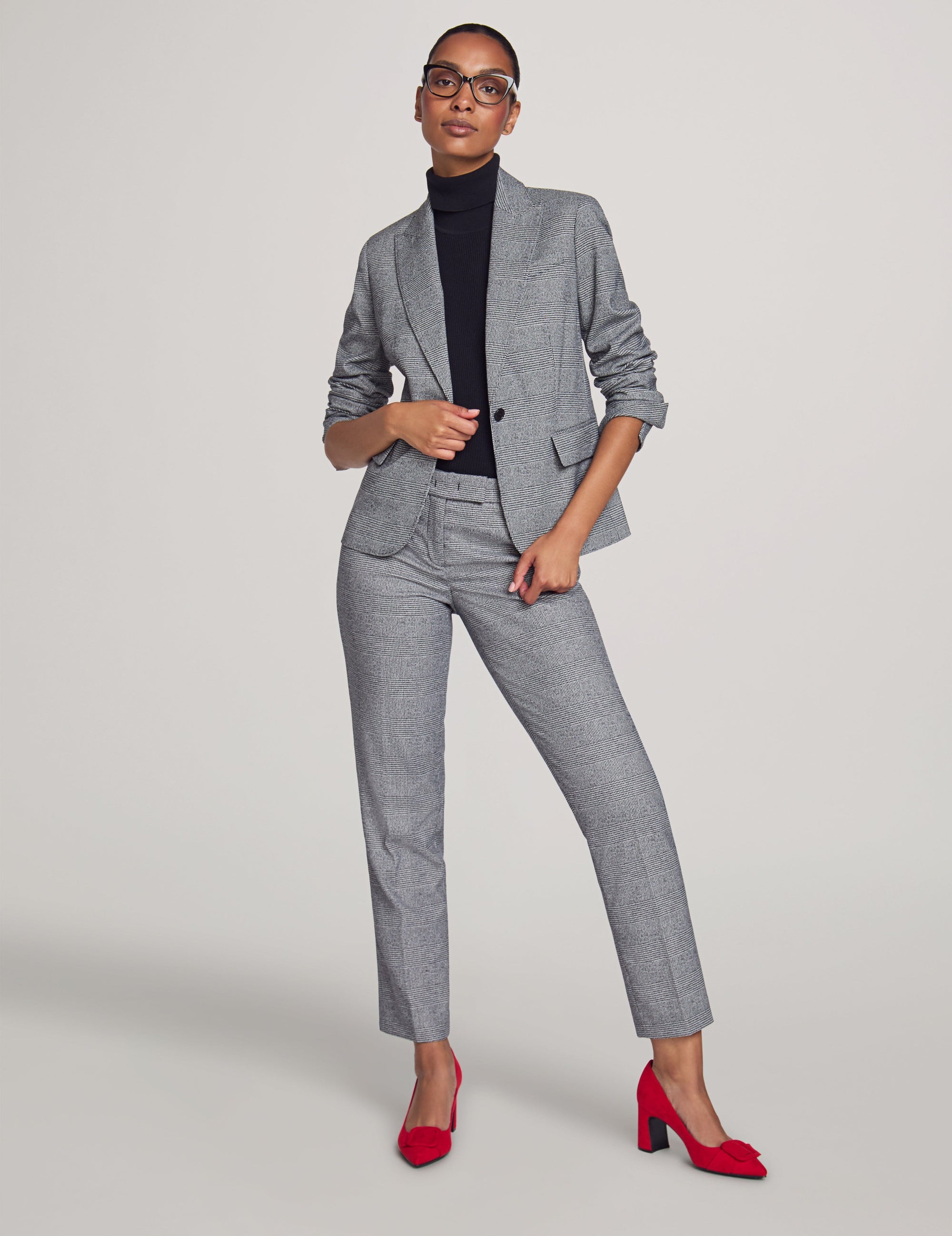 Executive Collection Plaid Jacket and Bowie Pant