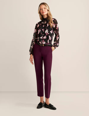 Anne Klein  Ruffle Neck Long Sleeve Blouse