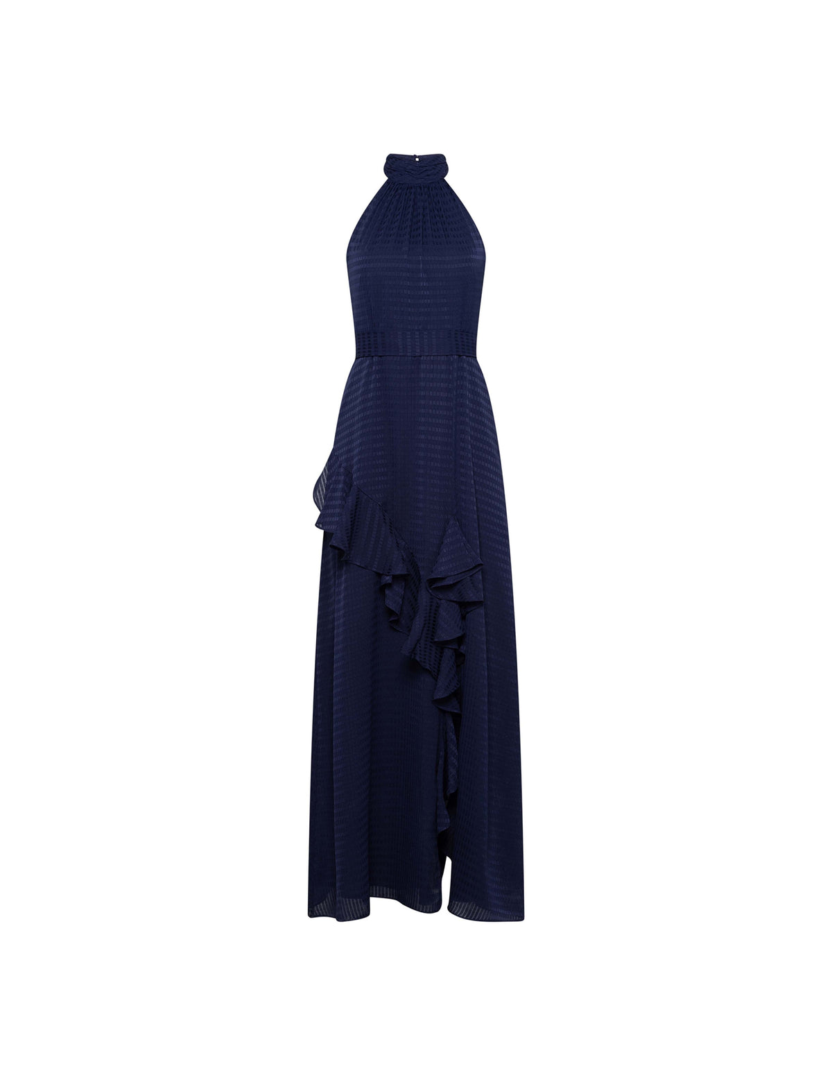 Anne Klein Distaint Mountain Ruffle Hem Maxi Dress