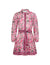 Anne Klein Carmine Rose Multi Tiered Shirt Dress