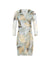 Anne Klein Soft Aloe Multi Classic Wrap Dress